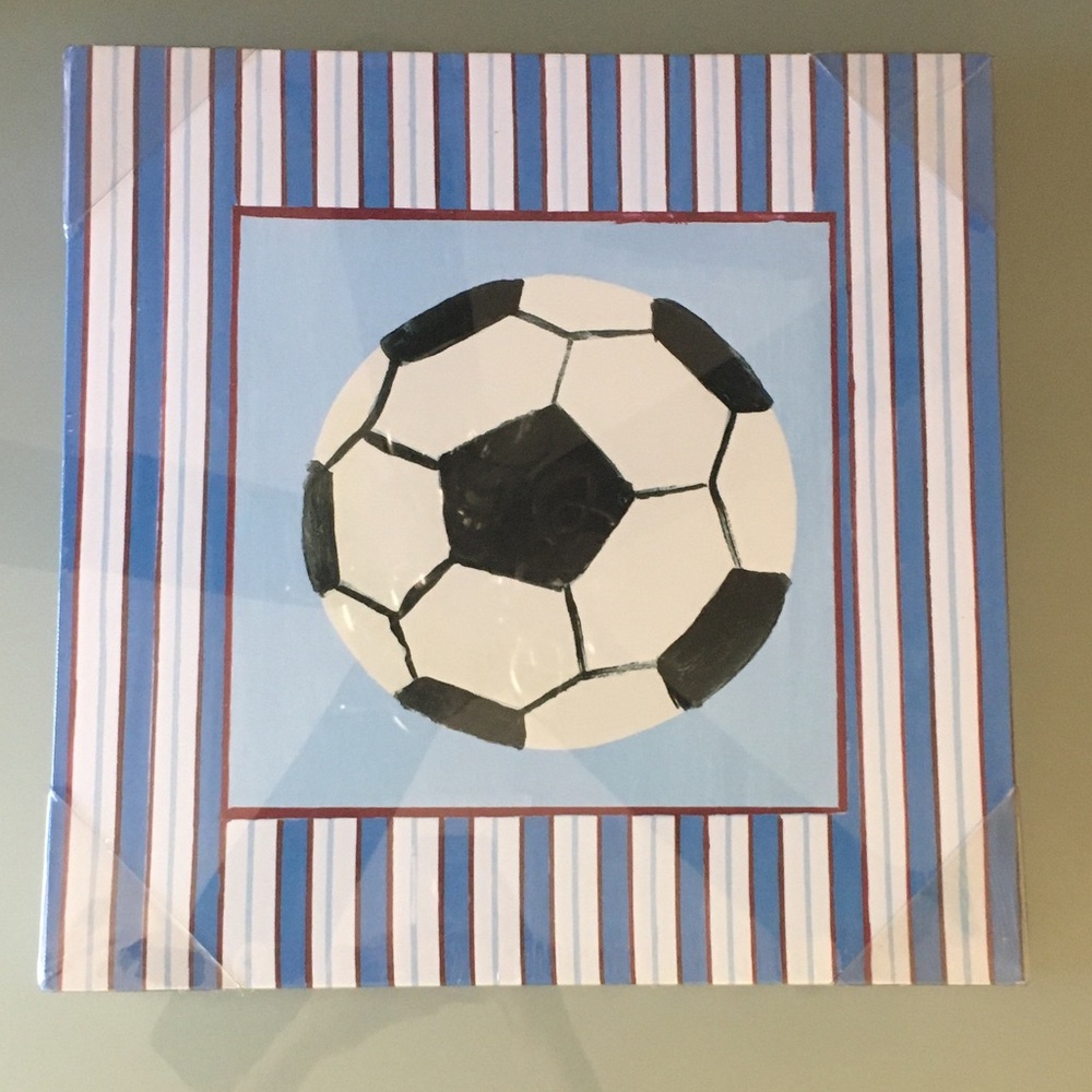 NIP:  Soccer Print on Canvas